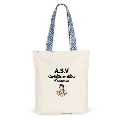 Totebag pour ASV certifiée en câlins