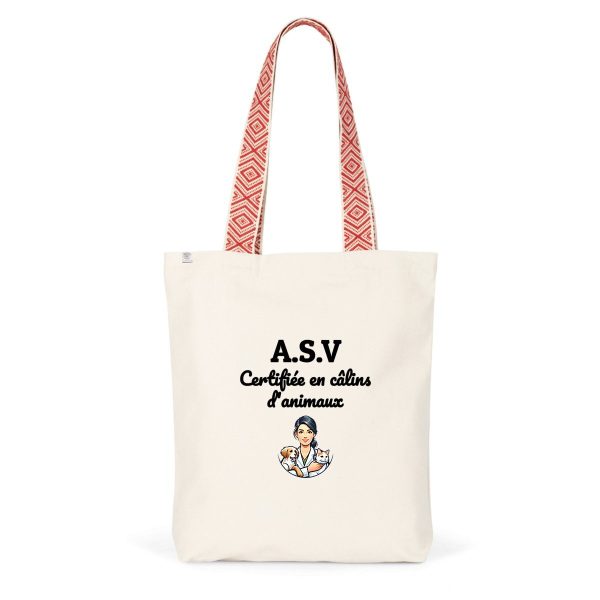 Totebag pour ASV certifiée en câlins