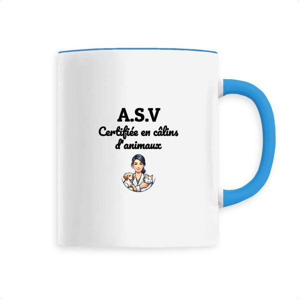 Tasse ASV certifiée en câlins