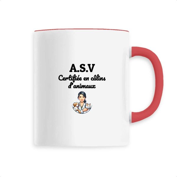 Tasse ASV certifiée en câlins