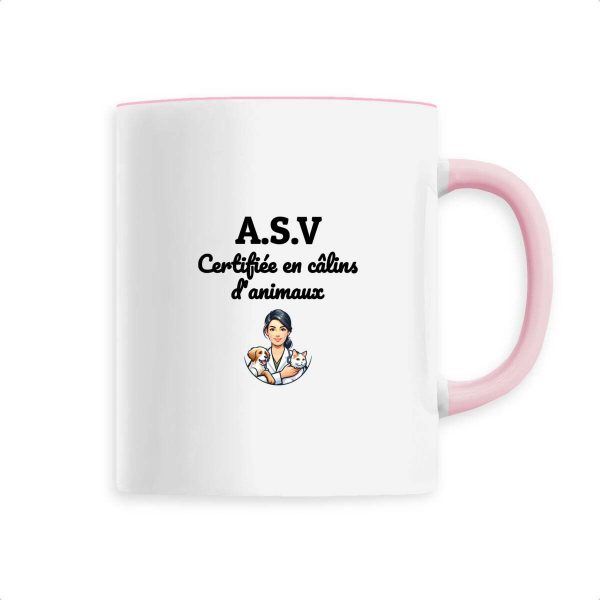 Tasse ASV certifiée en câlins