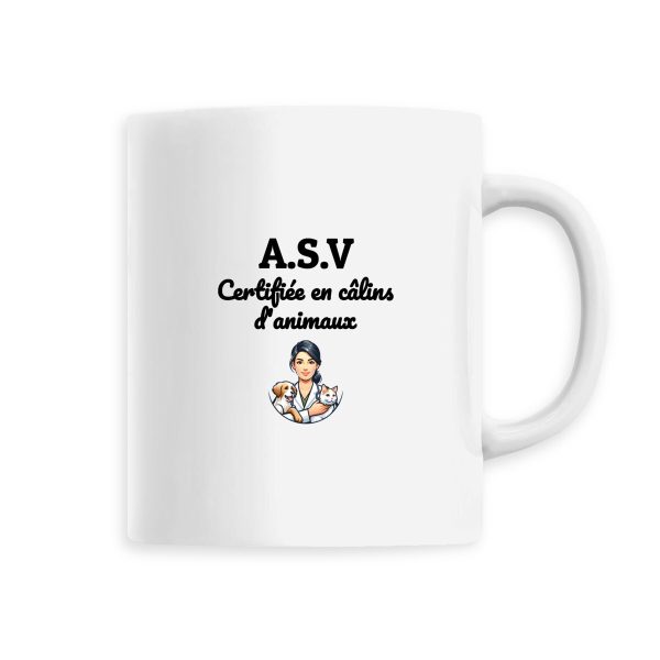 Tasse ASV certifiée en câlins