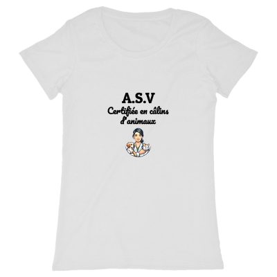 T-shirt pour ASV certifiée en câlins