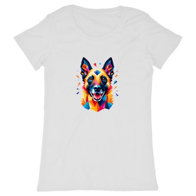 T-shirt Malinois polygone pour femme