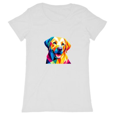 T-shirt Labrador polygone pour femme