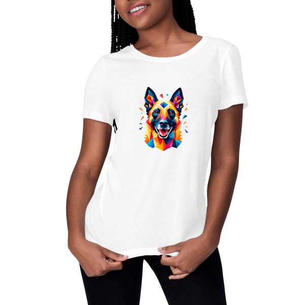 T-shirt Malinois polygone pour femme